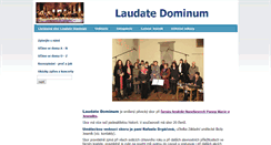 Desktop Screenshot of laudatedominum.cz.uvirt18.active24.cz